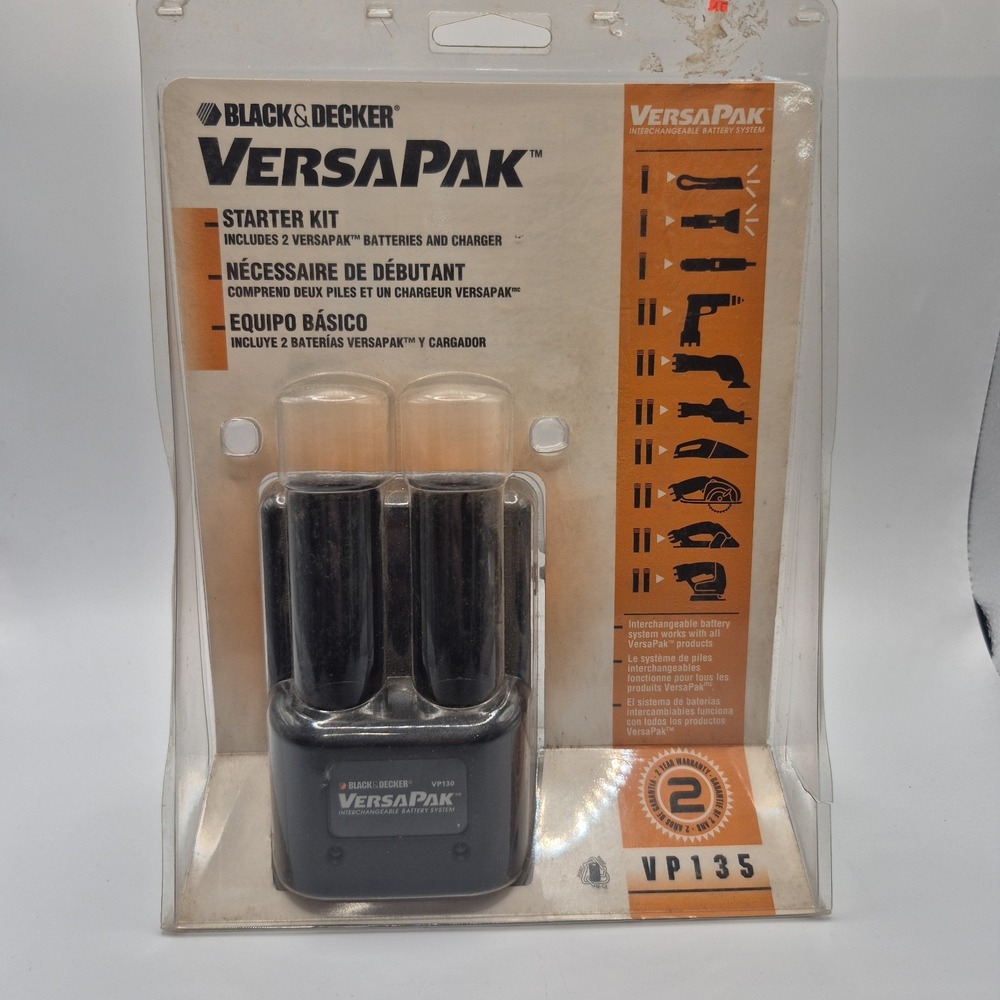 Black & Decker VersaPak VP135 Charger Only NO Batteries